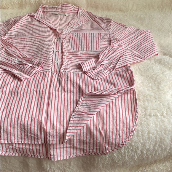 Abercrombie & Fitch stripy shirt tunic - Picture 2 of 4